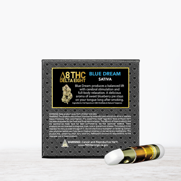 D8 Blue Dream Vape Cartridge - Image 2