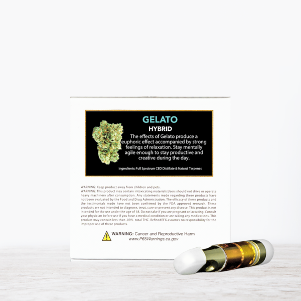CBD Gelato Vape Cartridge - Image 2