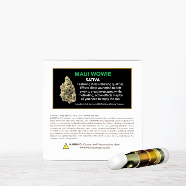 CBD Maui Wowie Vape Cartridge - Image 2