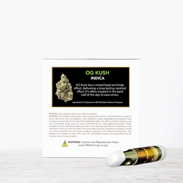 CBD OG Kush Vape Cartridge - Image 2